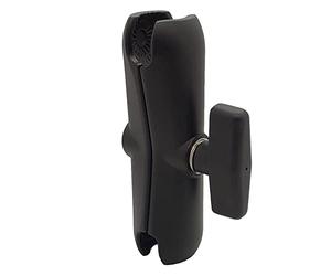 Yklhsocneg Brazo de doble zócalo de aleación de aluminio de 15 cm de longitud para RAM con brazo de extensión de cámara de motocicleta de montaje de base de bola de 1,5 pulgadas