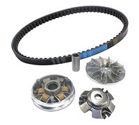 Yklhsocneg Kit de transmisión de embrague de motor de motocicleta, correa delantera para GY6 125Cc 150Cc Scooter Motocicleta ATV GO KART