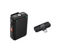 Yklhsocneg Micrófono Lavalier inalámbrico portátil de grabación de audio y video mini micrófono para Android Live Broadcast Gaming Phone Mic