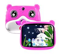 Yklhsocneg Tablet PC 7.1 para niños 12GB + 512GB 1400X 3200 Android Tablet PC Support Fingerprint Face Unlock Rosa EU Plug