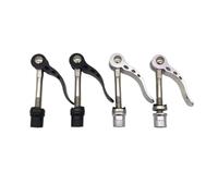 YKMYXZ, 1 palanca de leva de aluminio excéntrico M8 40/50/55/60/65/75/85/120 mm, tornillo ajustable de liberación rápida para tija de sillín de bicicleta (M8 x 55 mm color plateado)
