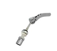 YKMYXZ, 1 pieza de tornillo de liberación rápida for tija de sillín de bicicleta, perno de brocheta M6 de 65 mm, herramienta for piezas de ciclismo, piezas for bicicleta de montaña.(Silver)