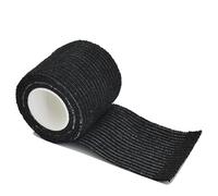 YKMYXZ, 1 rollo de vendaje de gasa autoadhesivo transpirable de 2,5/5/10 cm x 4,8 m for fijación deportiva de dedos, muñecas y piernas.(Black,5cmX4.8m)