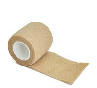 YKMYXZ, 1 rollo de vendaje de gasa autoadhesivo transpirable de 2,5/5/10 cm x 4,8 m for fijación deportiva de dedos, muñecas y piernas.(Beige,15cmX4.8m)