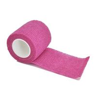 YKMYXZ, 1 rollo de vendaje de gasa autoadhesivo transpirable de 2,5/5/10 cm x 4,8 m for fijación deportiva de dedos, muñecas y piernas.(Pink,15cmX4.8m)
