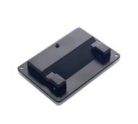 YKMYXZ 1 tirador plegable de metal con forma rectangular, empotrado, 11, cm x 6,9 o,5(S,Noir)