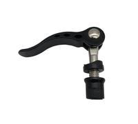 YKMYXZ, 1 tornillo de liberación rápida M8 50/55/60/65/75 mm para tija de sillín de bicicleta, perno de aluminio, piezas de repuesto para bicicleta (M8x55 Black Color)
