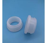 YKMYXZ, 10 tapones de goma de silicona con ojales a presión de 2 a 30 mm para cable Wiprotect (transparente, A30 mm (agujero de 25 mm)