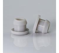 YKMYXZ, 10 tapones de goma de silicona transparente para los extremos, ojales a presión, 4,5-50,6 mm, casquillo de protección para cable (10 unidades, 12 mm (Xy 0020))