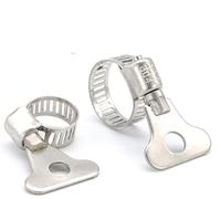 YKMYXZ, Abrazadera de manguera con engranaje helicoidal, ajustable, de 6 a 63 mm, for manguera de agua, secadora, ventilación, 10 unidades(1625mm 10pcs)