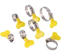YKMYXZ, Abrazadera de tubo ajustable adecuado para 8~38mm OD tubo mango plástico acero inoxidable mariposa manguera abrazadera tarjeta traqueal clip fijo 1 unid.(1016mm)