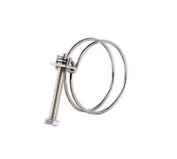 YKMYXZ, Abrazaderas de manguera de doble alambre resistentes ajustables para carpintería, aro de fontanería (3135 mm x 3.0)