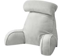 YKMYXZ Almohada de Apoyo para la Espalda， Rollo De Cuello Desmontable Y Bolsillos De Almacenamiento Cojín De Soporte De Espalda Suave,Reforzador De Soporte De Posicionamiento for Ver TV,B(G)