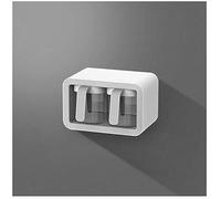 YKMYXZ azucarero, Caja de condimentos for montar en la pared, azucarero, salero, contenedor almacenamiento cocina, juego botes for especias(Gy)