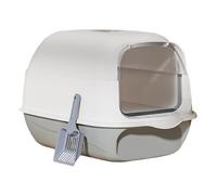 YKMYXZ Bandeja Sanitaria Bandeja de Arena for Gatos Cerrada, Orinal, Inodoro Desmontable, antisalpicaduras, fácil de Limpiar for Animales pequeños, Bandeja de Arena for Gatos, Cajas de Arena,(Gray)