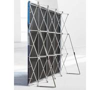 YKMYXZ， Banner de exhibición Permanente for Stand de Feria Comercial, Marcos de Fondo de Tela tensada for Fiesta de cumpleaños, graduación, sesión de Fotos de Boda(2.3m(7.5ft) Hx2.3m(7.5ft) L)