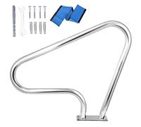 YKMYXZ, Barandilla de piscina, pasamanos de piscina for piscinas enterradas, pasamanos de seguridad de acero inoxidable for piscinas con accesorios(39X32in/99 * 81cm)