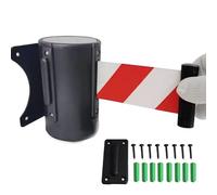 YKMYXZ Barrera de Cuerda Control de multitudes Colas Montaje en Pared Barrera Cuerda Cola Cinturón Barrera Cinta Seguridad Cordón Aeropuertos Bancos Escuela(2M/6.5FT)