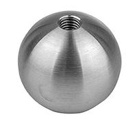 YKMYXZ， Bolas de repuesto for perforación de acero inoxidable, bola de acero inoxidable con medio orificio, bola perforada, bola redonda perforada, bola de acero inoxidable perforada, bola hueca rosca