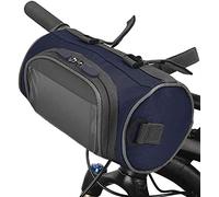 YKMYXZ Bolsa Delantera for Bicicleta, Bolsa Frontal de Gran Capacidad con Pantalla táctil, Equipo de Ciclismo Resistente a la Lluvia(Dark Blue)