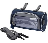YKMYXZ Bolsa for Manillar de Bicicleta, Bolsa for la Cabeza Delantera del Coche, Bolsa for Manillar de Bicicleta, Bolsa for teléfono móvil, Equipo de conducción(Navy Blue)