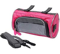 YKMYXZ Bolsa for Manillar de Bicicleta, Bolsa for la Cabeza Delantera del Coche, Bolsa for Manillar de Bicicleta, Bolsa for teléfono móvil, Equipo de conducción(Rose Red)
