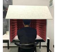 YKMYXZ, Cabina de aislamiento de micrófono tipo cubo, reduce el ruido, escudo aislante for estudios domésticos, grabación de música y podcasting(Red)
