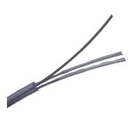 YKMYXZ, Cable de alimentación for lámpara colgante transparente (2 x 0,75 mm) con soporte de acero de 1,0 mm.(10meter)