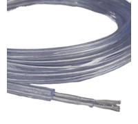 YKMYXZ, Cable de alimentación for lámpara colgante transparente, cable de iluminación, cable eléctrico de 2 núcleos x 0,75 mm de cobre.(10meter)