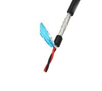 YKMYXZ, Cable de par trenzado blindado, 1 metro, 20 AWG, 22 AWG, 18 AWG, 2 núcleos, 4 núcleos, 6 núcleos, 8 núcleos, cobre puro, calibre 485, cable de señal de comunicación(2 Core 18awg 0.75mm)