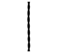 YKMYXZ, Cable eléctrico textil de 2 hilos de 0,75 mm for iluminación, cable vintage for lámpara colgante, cable de tela trenzado retro.(Black,20meter 2 Core)