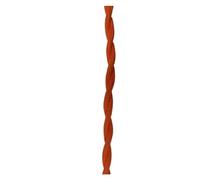 YKMYXZ, Cable eléctrico textil de 2 hilos de 0,75 mm for iluminación, cable vintage for lámpara colgante, cable de tela trenzado retro.(Orange,10meter 2 Core)