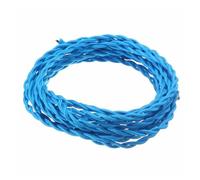 YKMYXZ, Cable trenzado de tela vintage de 2 hilos, 2 x 0,75 mm, for iluminación doméstica, for lámpara colgante.(Blue,1meter)