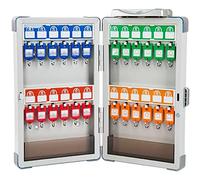 YKMYXZ, Caja de Llaves con Cerradura de combinación for Montaje en Pared, 6 capacidades Disponibles, gabinete for Llaves, Caja de Seguridad de Acero Protectora de Cuatro Esquinas for Escuela(24 Keys)
