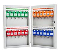 YKMYXZ, Caja de Llaves de Acero for Montaje en Pared, for el hogar, con Capacidad for 12, 24, 32 o 48 Llaves, Ideal for Interiores.(24 Keys)