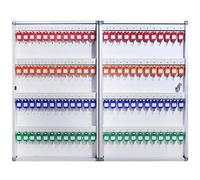YKMYXZ, Caja de Llaves de Pared con 6 Opciones de Capacidad, Caja de Llaves de aleación de Aluminio for Montar en la Pared del hogar(96 Keys)