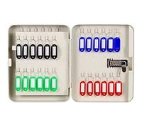 YKMYXZ, Caja de Llaves Decorativa de Pared con múltiples capacidades y Etiquetas de Colores, Organizador de Almacenamiento for Hotel, Armario de Llaves de Acero.(48 Keys)