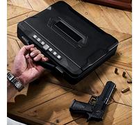 YKMYXZ, Caja Fuerte for Pistolas, Caja Fuerte biométrica for Pistolas, Cerradura de Acceso rápido con identificación por Huella Dactilar o Llave
