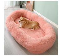 YKMYXZ Cama Grande for Perros, Cama de Lujo for, Impermeable y Lavable, for Piel sintética esponjosa(Pink,190cm/75in)
