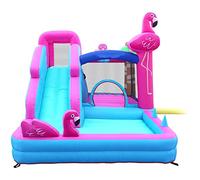 YKMYXZ, Casa de rebote inflable, castillo hinchable con pájaro rojo, cojín ir, tobogán lleno de diversión, castillo inflable for jardín