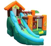 YKMYXZ, Casa de rebote inflable for cachorros con tobogán, castillo hinchable duradero cosido con Material Extra grueso, castillo inflable