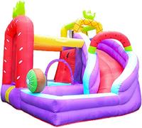YKMYXZ, Casa inflable grande de la despedida, castillo animoso portátil de material grueso, patio de juegos for saltar
