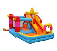 YKMYXZ, Castillo inflable Extra grueso de primera calidad con decoración de estrellas, casa de salto duradera