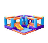 YKMYXZ， Castillos hinchables Tobogán de juguete Trampolín pequeño for el hogar Equipo de juego al aire libre Castillos inflables y hinchables