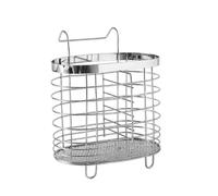 YKMYXZ, Cesta de almacenamiento for cuchillos, escurridor de vajilla de acero inoxidable for utensilios de cocina, cuchara y tenedor, bloque de cuchillos