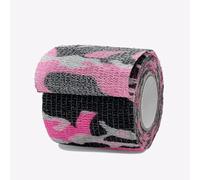 YKMYXZ, Cinta elástica de camuflaje de 4,8 m, autoadhesiva, for deportes, for rodillas, dedos y tobillos.(Pink camouflage,2.5cmx4.8m)