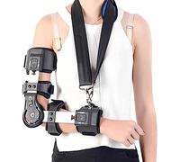 YKMYXZ codera, Férula de codo ajustable postoperatoria, inmovilizador soporte for, for aliviar el dolor y la tendinitis por atrapamiento del nervio cubital, izquierda(Right)
