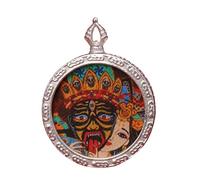YKMYXZ， Collar con Colgante de Buda, Thangka Budista, Collar Largo de oración, Cadena de Cuerda Trenzada Hecha a Mano