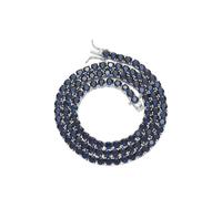 YKMYXZ, Collar de tenis azul de 0.157 in for mujer, chapado en oro de 18 quilates, collar de diamantes de laboratorio de corte redondo, cadena con circonita cúbica for mujer, collares de piedras preci