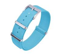 YKMYXZ Correa acanalada de nylon de la correa de reloj for los accesorios de la correa de reloj de la tela(Sku Blue,22mm)